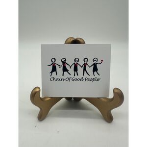 Branded Magnet Chain Of Good People For Fridge Car & Magnetic Surfaces NEW